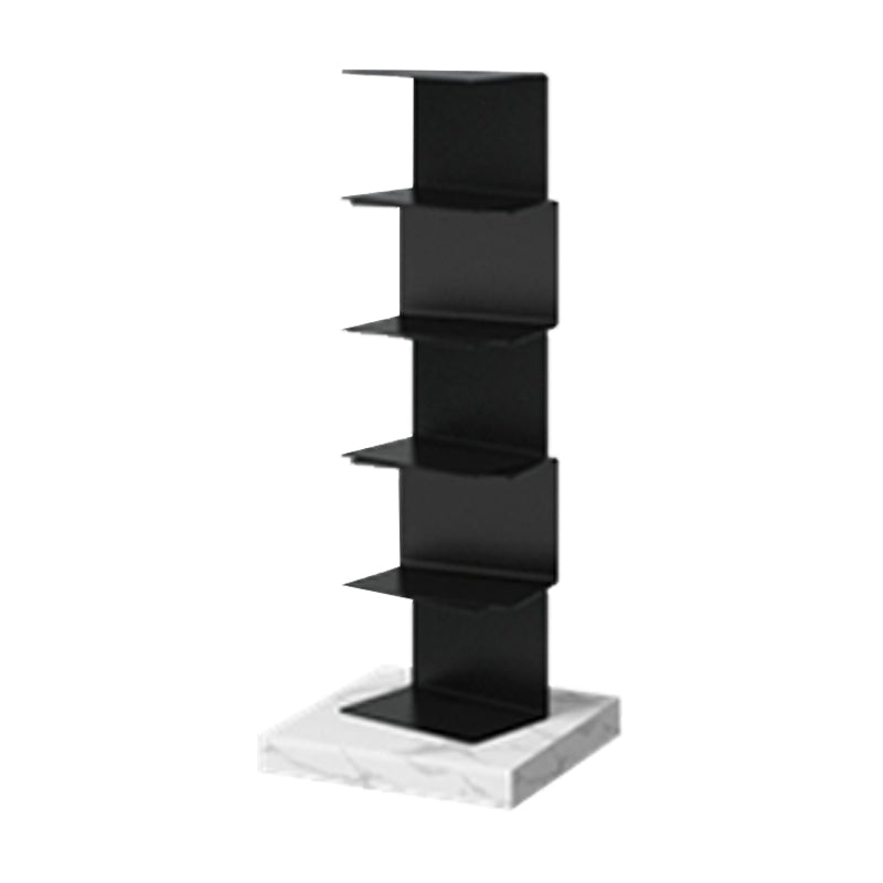 Modern Style Vertical Bookshelf Stainless Steel Shelf Bookcase for Home