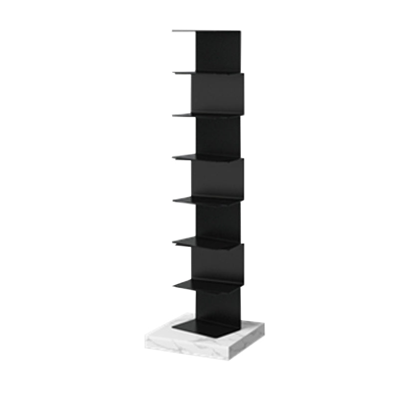 Modern Style Vertical Bookshelf Stainless Steel Shelf Bookcase for Home