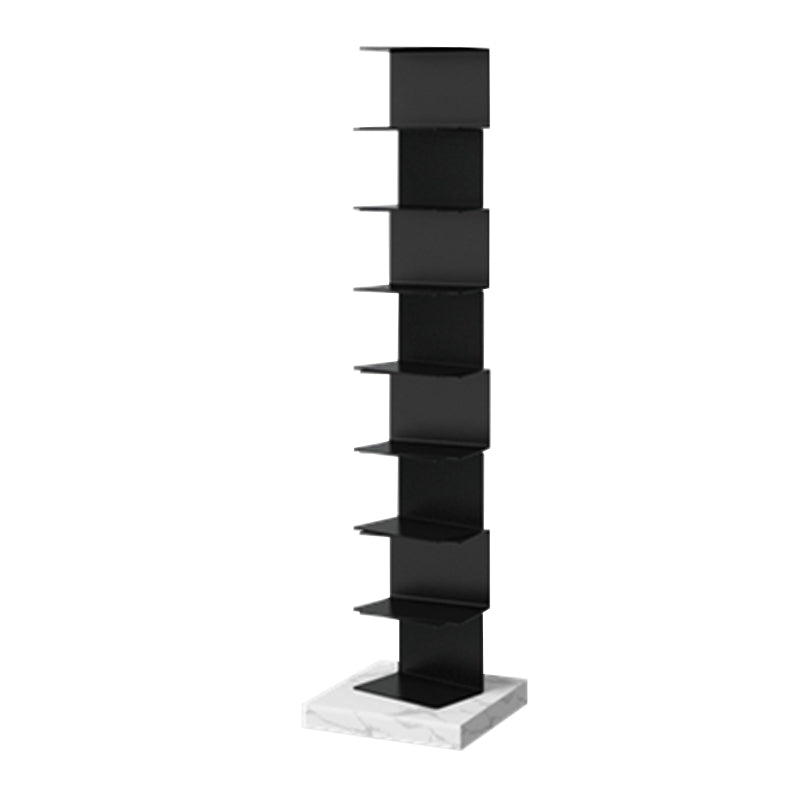 Modern Style Vertical Bookshelf Stainless Steel Shelf Bookcase for Home