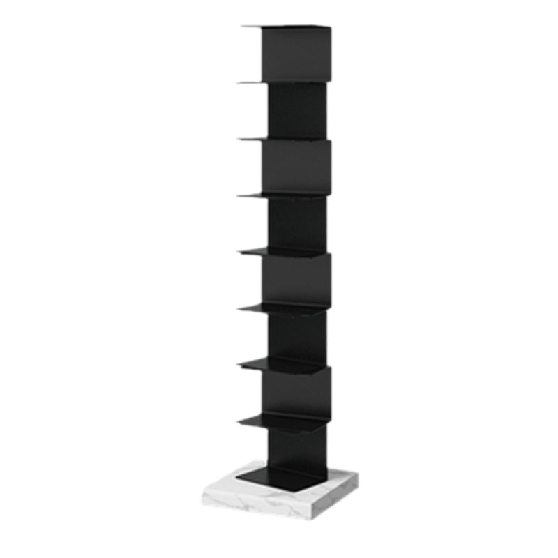 Modern Style Vertical Bookshelf Stainless Steel Shelf Bookcase for Home