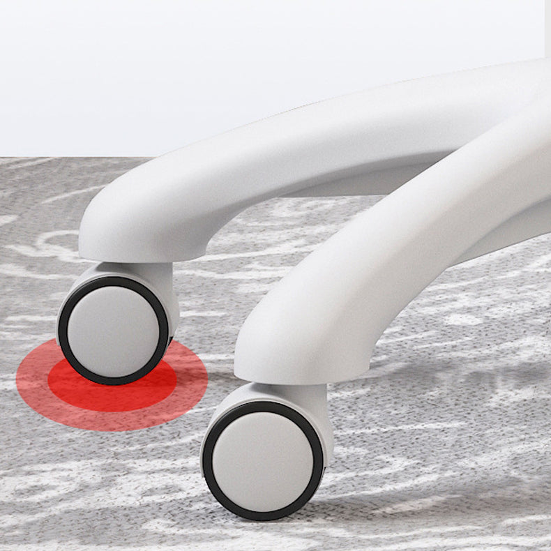 White Nylon Modern Conference Chair Low Back Conference Chair