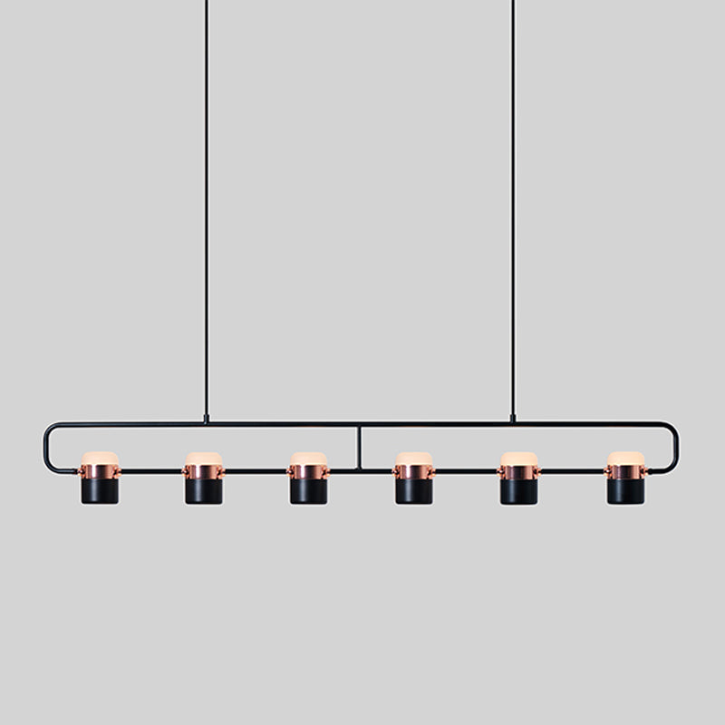 Contemporary Pendant Lights Cylinder Hanging Lights for Kitchen Island