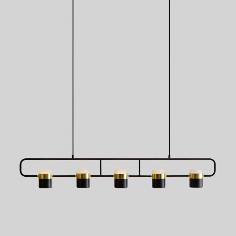 Contemporary Pendant Lights Cylinder Hanging Lights for Kitchen Island