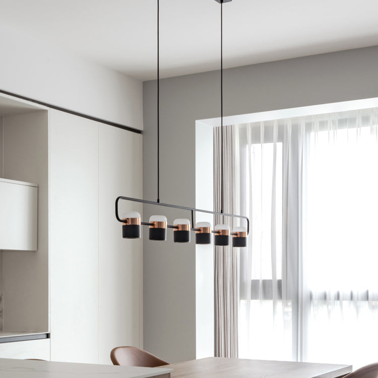 Contemporary Pendant Lights Cylinder Hanging Lights for Kitchen Island