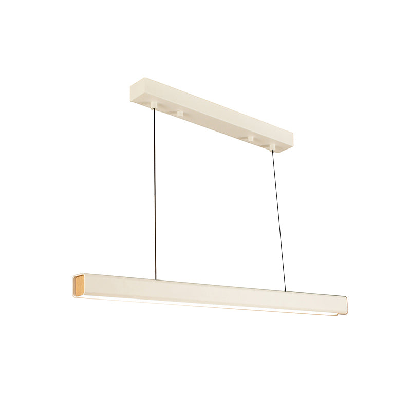 Contemporary Style Linear Island Pendant Metal 1- Light Island Light Fixture