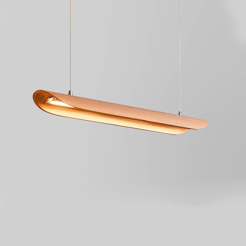 Ashwood Bar Shaped Island Lamp Nordic LED Pendant Lighting Fixture for Dining Room