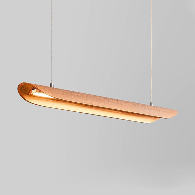 Ashwood Bar Shaped Island Lamp Nordic LED Pendant Lighting Fixture for Dining Room
