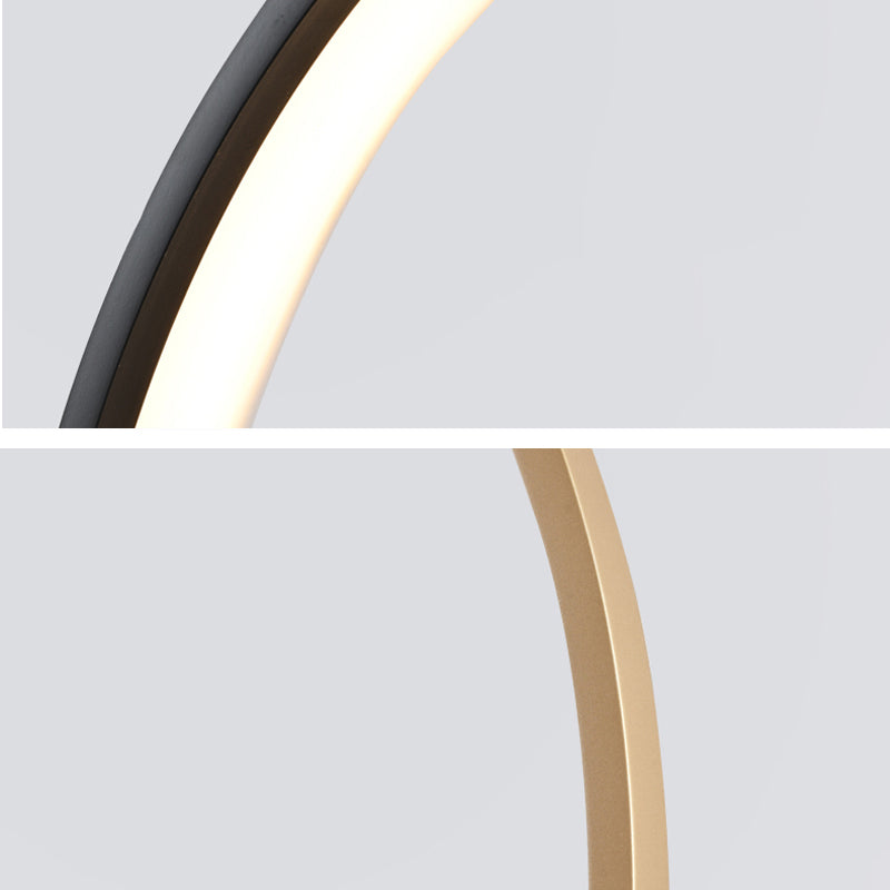 Round Shade Metal Wall Sconce Modern Style 1 Light Wall Mounted Light