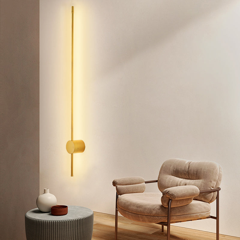 Linearer Schatten Metall Wandleuchten moderner Stil 1-Licht-Wandmontage Licht