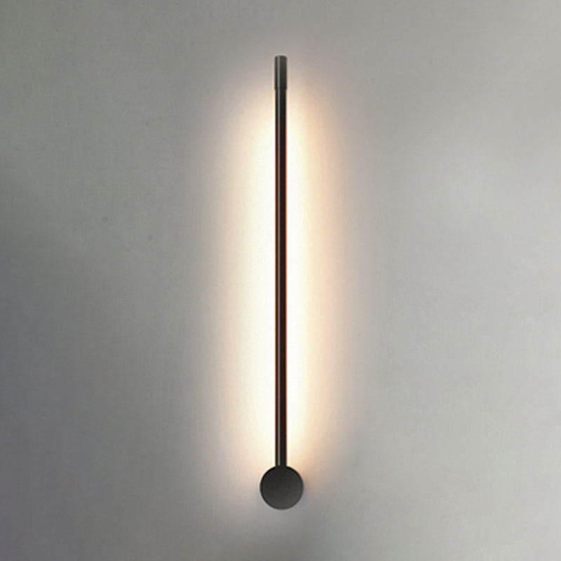 Linearer Schatten Metall Wandleuchten moderner Stil 1-Licht-Wandmontage Licht