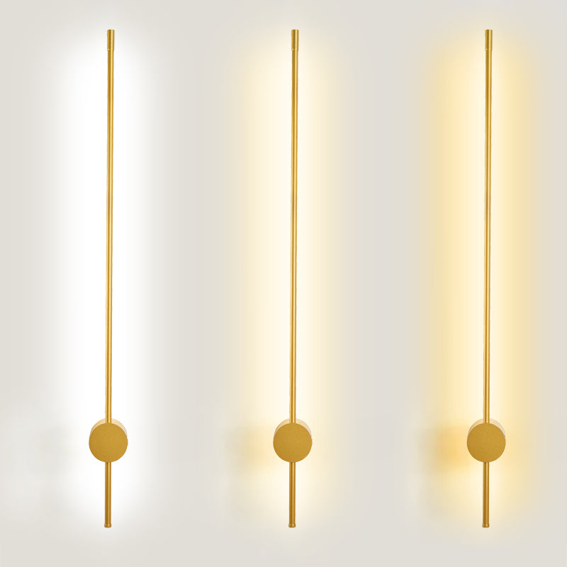 Linearer Schatten Metall Wandleuchten moderner Stil 1-Licht-Wandmontage Licht