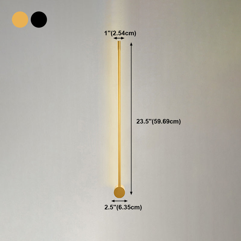 Linearer Schatten Metall Wandleuchten moderner Stil 1-Licht-Wandmontage Licht