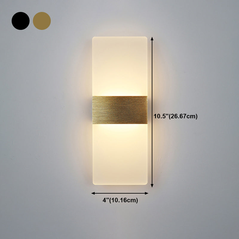 Wall Mounted Light Minimalist LED Metal Sconce Light Fixture