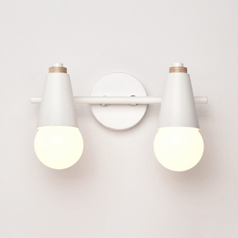 Modern Style Unique Shape Wall Sconce Metal Multi Light Wall Lighting for Bedroom