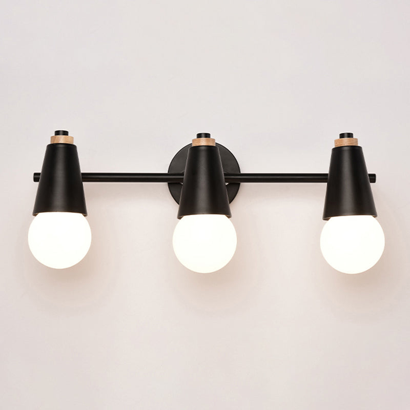 Modern Style Unique Shape Wall Sconce Metal Multi Light Wall Lighting for Bedroom