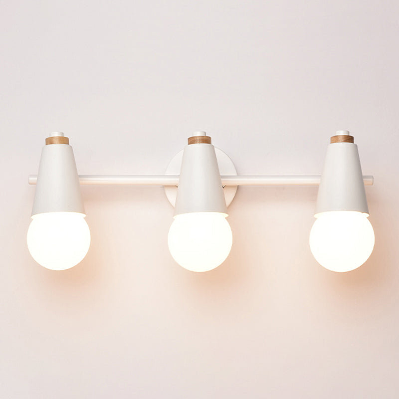 Modern Style Unique Shape Wall Sconce Metal Multi Light Wall Lighting for Bedroom