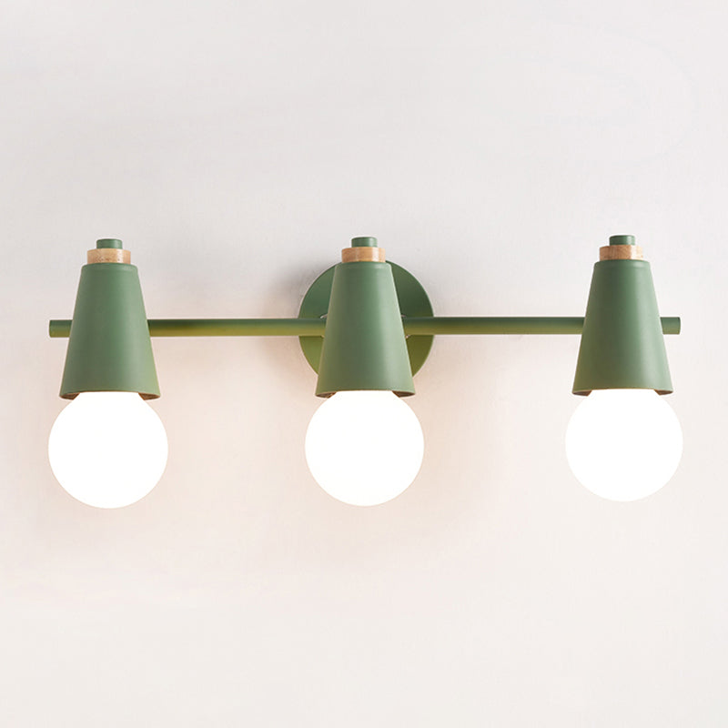 Modern Style Unique Shape Wall Sconce Metal Multi Light Wall Lighting for Bedroom