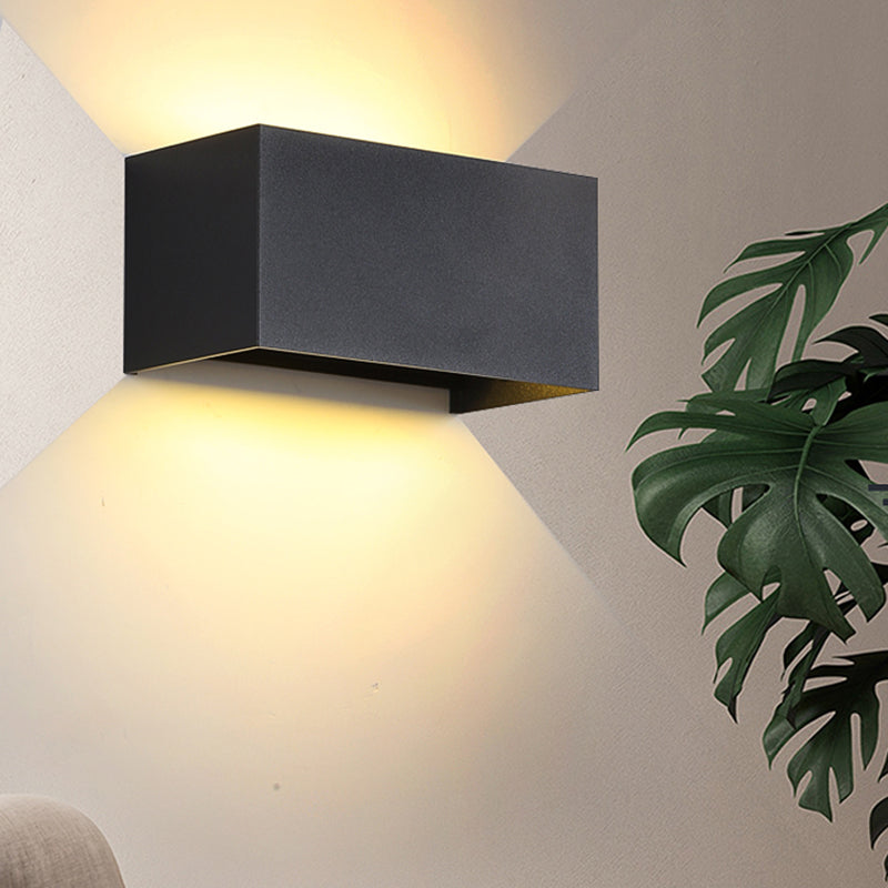 Modern Style Geometry Shape Wall Sconce Metal Multi Light Wall Lighting for Bedroom