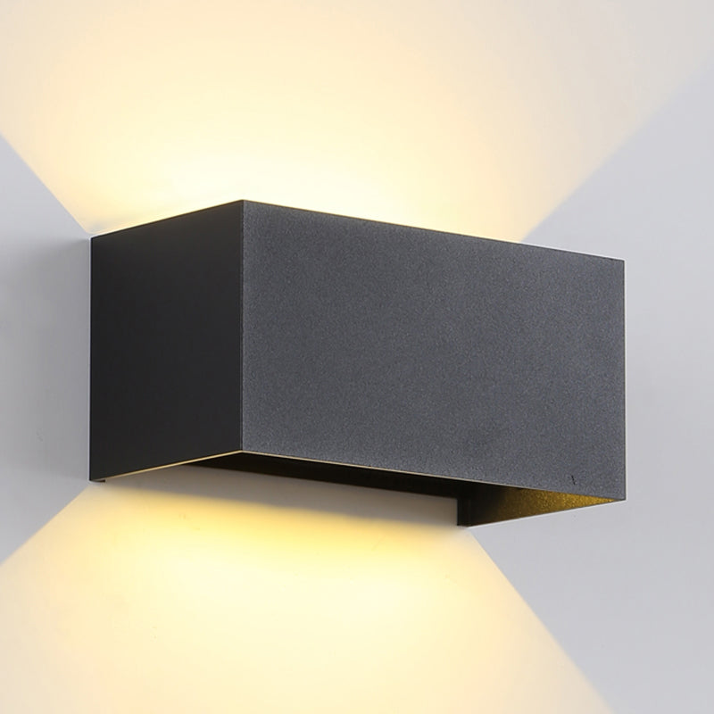 Modern Style Geometry Shape Wall Sconce Metal Multi Light Wall Lighting for Bedroom