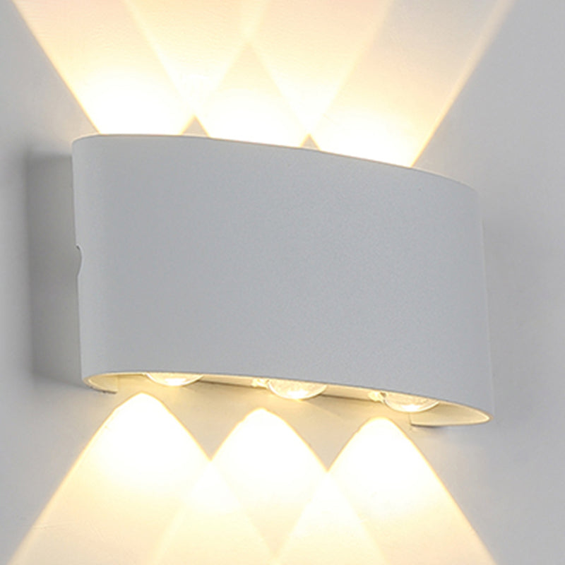 Modern Style Geometry Shape Wall Sconce Metal Multi Light Wall Lighting for Bedroom