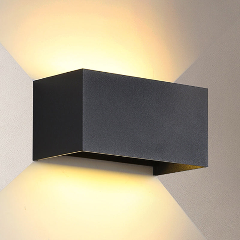 Modern Style Geometry Shape Wall Sconce Metal Multi Light Wall Lighting for Bedroom