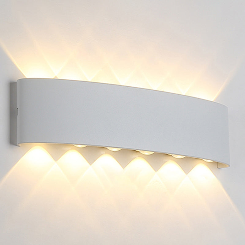 Modern Style Geometry Shape Wall Sconce Metal Multi Light Wall Lighting for Bedroom
