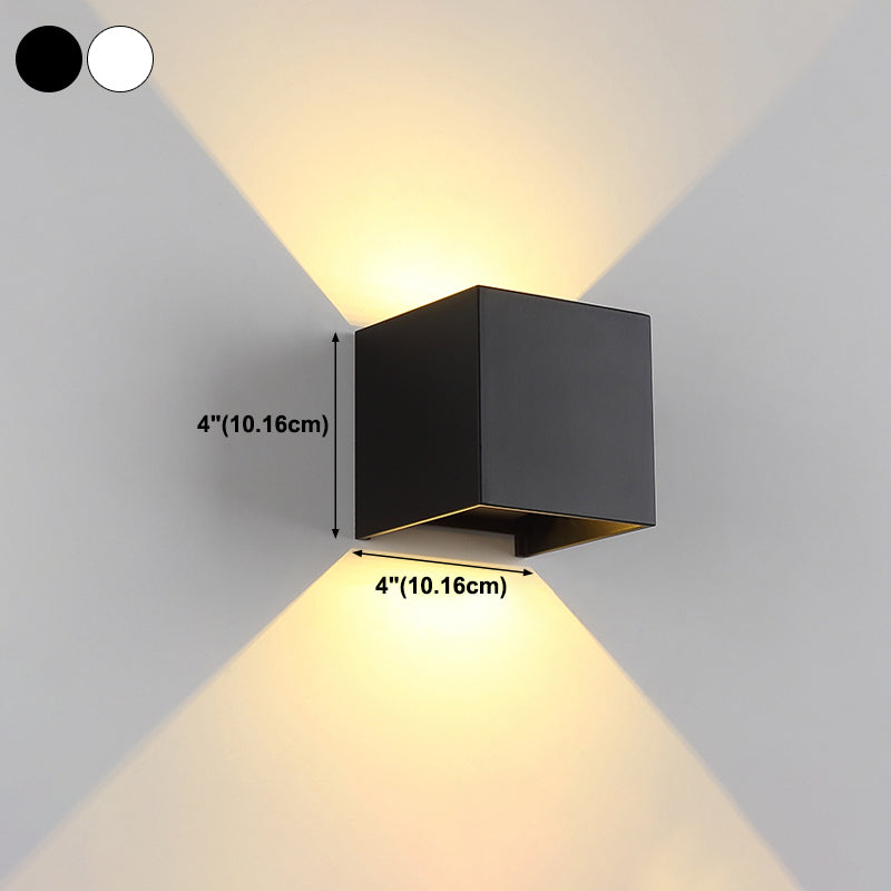 Modern Style Geometry Shape Wall Sconce Metal Multi Light Wall Lighting for Bedroom