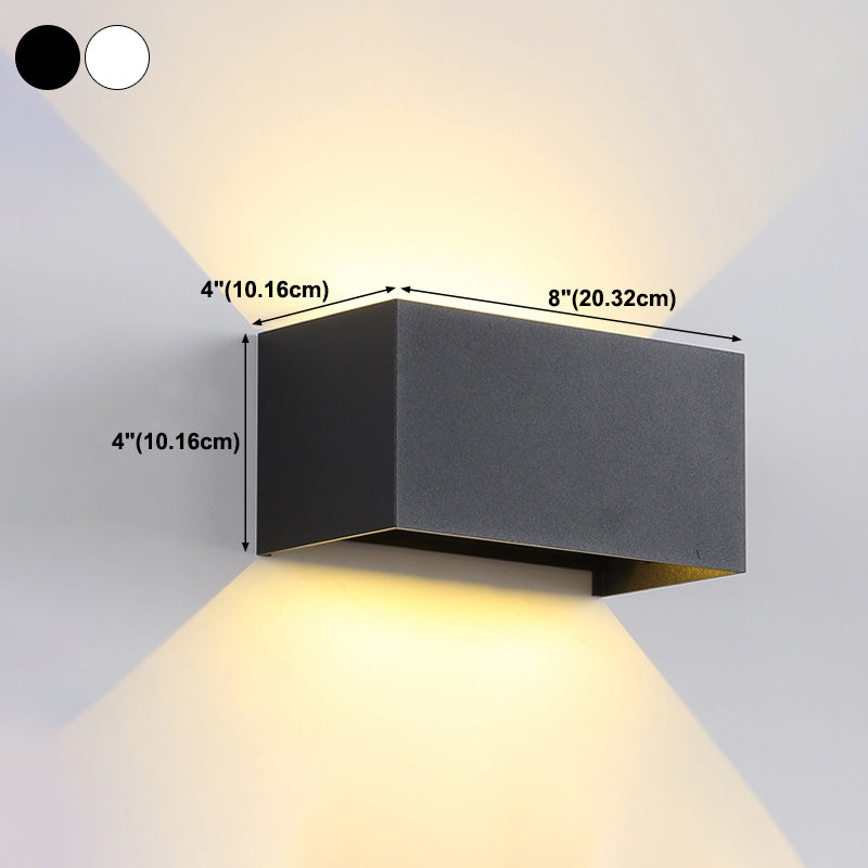Modern Style Geometry Shape Wall Sconce Metal Multi Light Wall Lighting for Bedroom