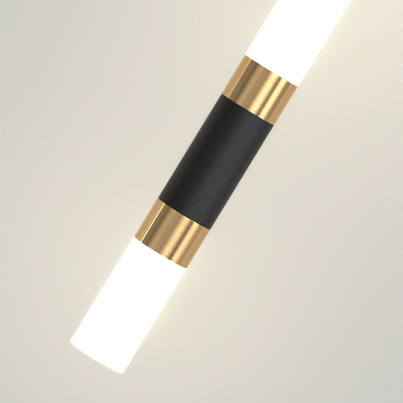 Multi Light Linear Wall Sconce Modern Style Metal Wall Lighting for Living Room