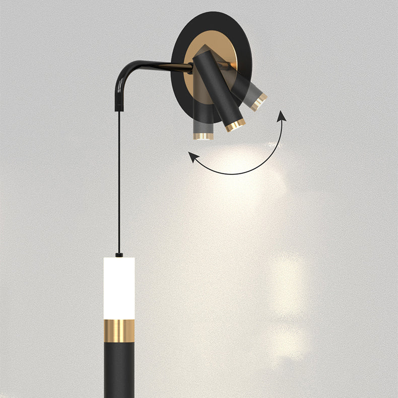 Multi Light Linear Wall Sconce Modern Style Metal Wall Lighting for Living Room