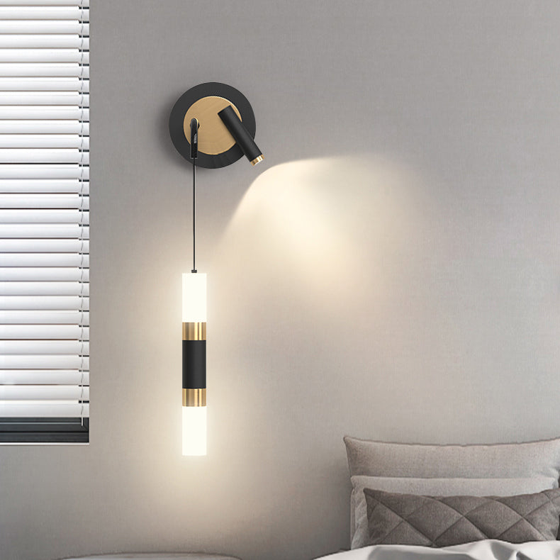 Multi Light Linear Wall Sconce Modern Style Metal Wall Lighting for Living Room