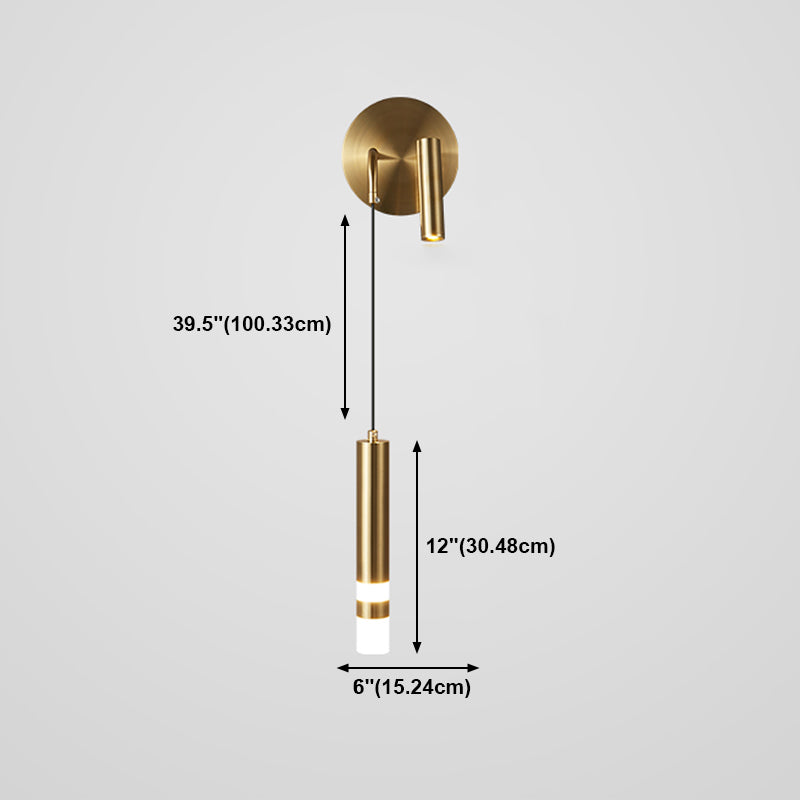 Multi Light Linear Wall Sconce Modern Style Metal Wall Lighting for Living Room