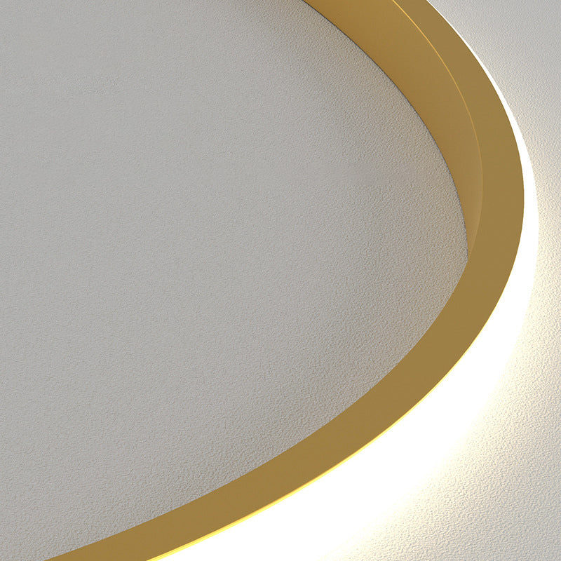 Metal Round Shape Wall Mount Lighting Modern 1-Light Wall Mounted Light Fixtures
