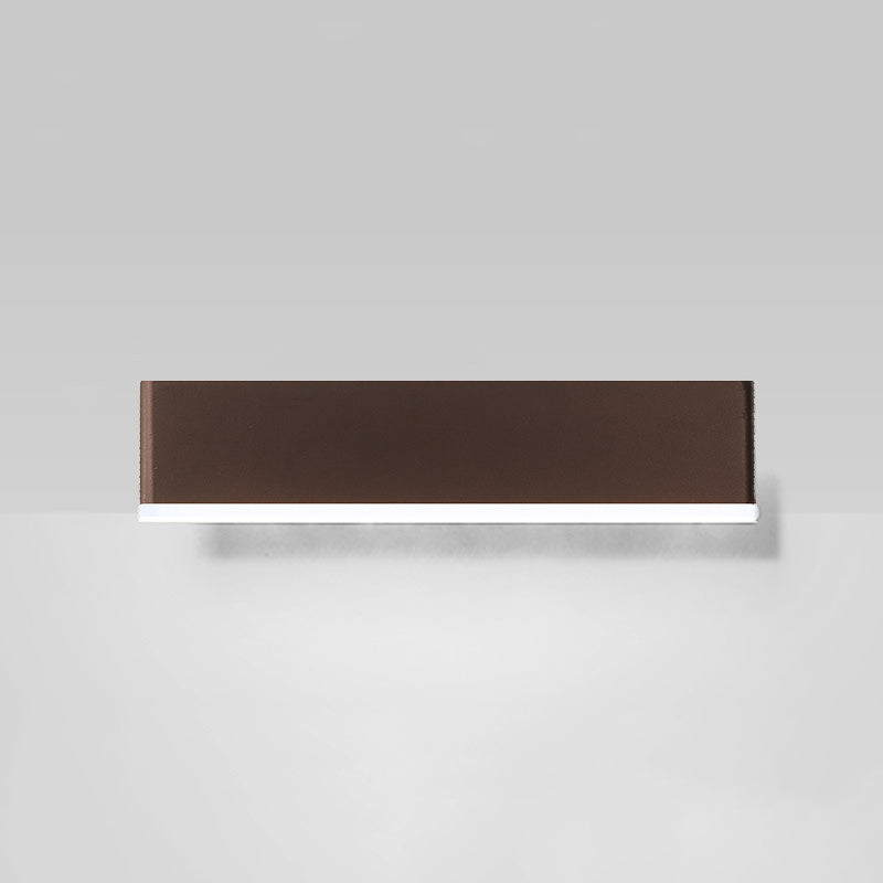 1 Light Geometry Wall Sconce Modern Style Metal Wall Lighting for Bedside