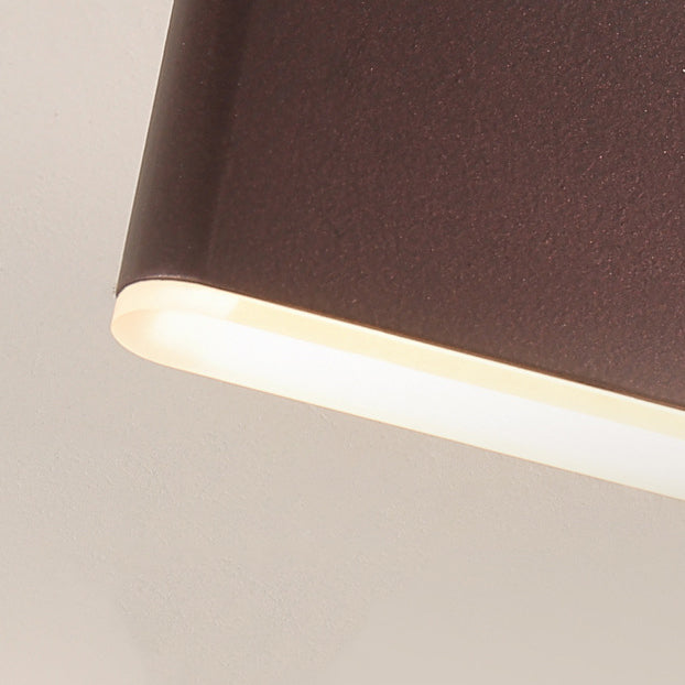 1 Light Geometry Wall Sconce Modern Style Metal Wall Lighting for Bedside