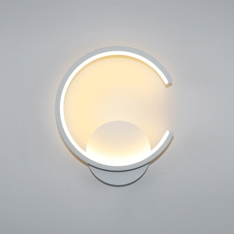 1-Light LED Wall Sconce Light Modern Simple Wall Mount Light for Living Room