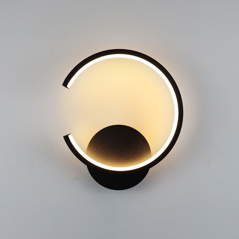 1-Light LED Wall Sconce Light Modern Simple Wall Mount Light for Living Room
