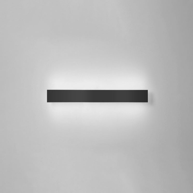 Nordic Style Iron Wall Light Strip Shape Wall Lamp with Acrylic Shade for Outdoor