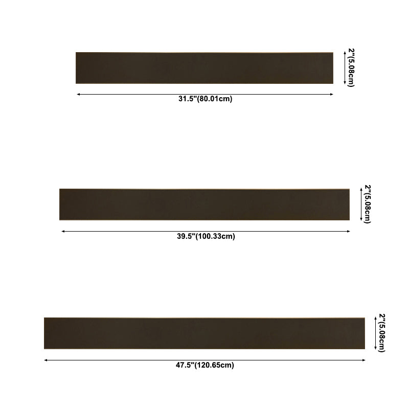 Nordic Style Iron Wall Light Strip Shape Wall Lamp with Acrylic Shade for Outdoor