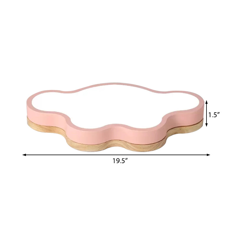 Plafonnier LED en forme de nuage en acrylique, plafonnier Macaron Loft pour chambre d'enfant