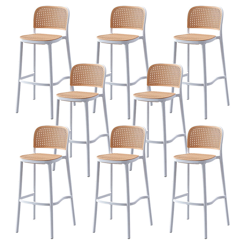Modern Style Square Bar-stool Plastic Counter Bar Stool for Home