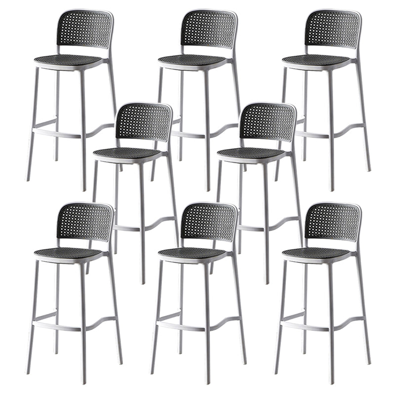 Modern Style Square Bar-stool Plastic Counter Bar Stool for Home