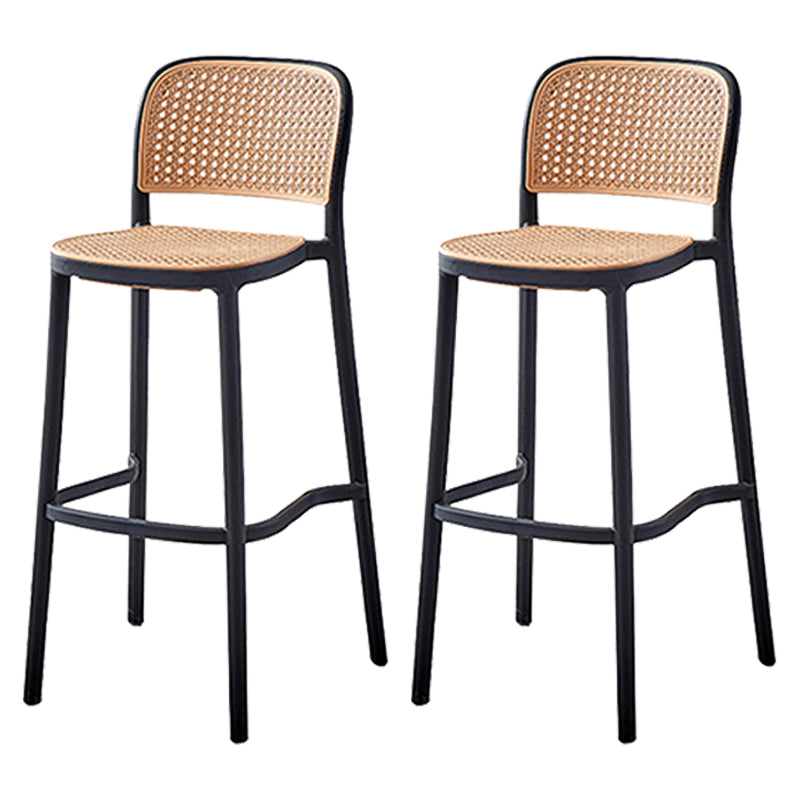Modern Style Square Bar-stool Plastic Counter Bar Stool for Home