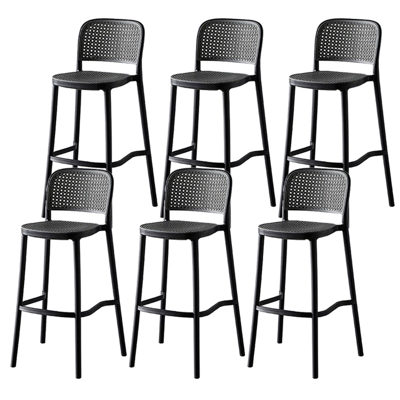 Modern Style Square Bar-stool Plastic Counter Bar Stool for Home
