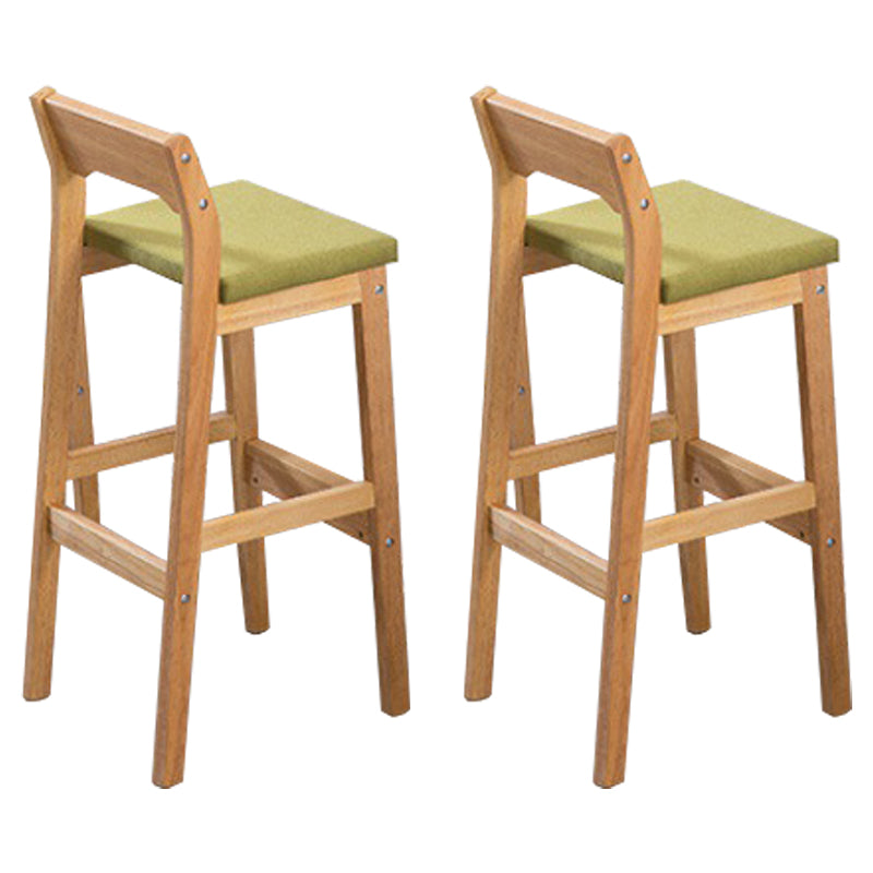 Modern Style Square Bar-stool Wooden Counter Bar Stool for Home