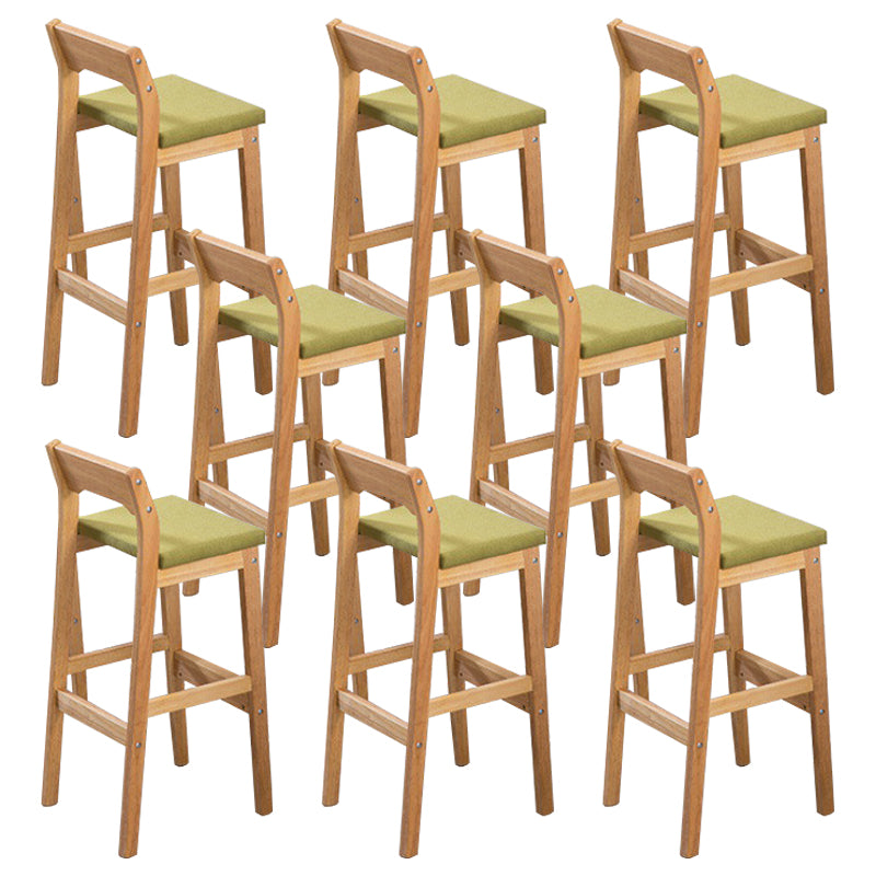 Modern Style Square Bar-stool Wooden Counter Bar Stool for Home