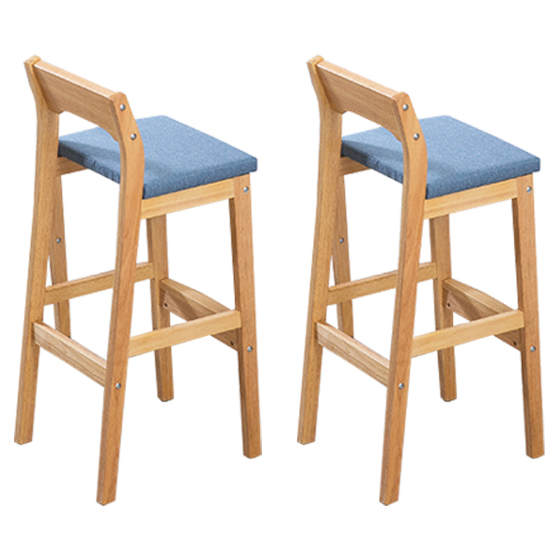 Modern Style Square Bar-stool Wooden Counter Bar Stool for Home