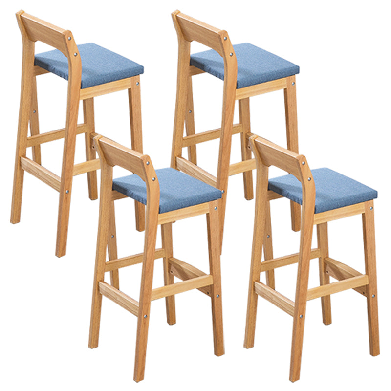Modern Style Square Bar-stool Wooden Counter Bar Stool for Home