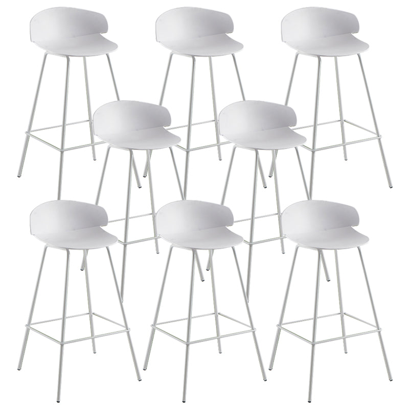 Nordic Style Metal Bar-stool Plastic Counter Bar Stool for Home