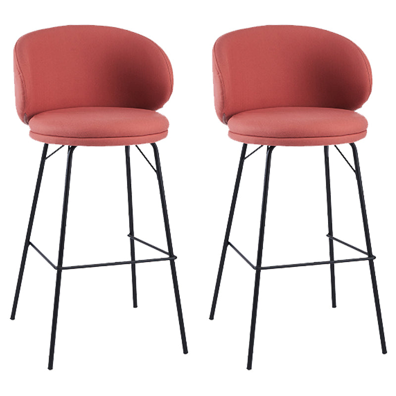 Modern Style Metal Bar-stool Bucket Counter Bar Stool for Home